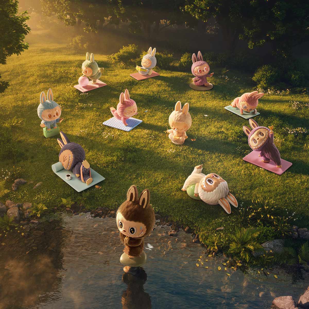 POP MART THE MONSTERS - Lazy Yoga Series - Blind Box